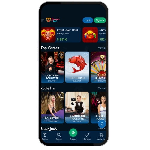 BaxterBet app